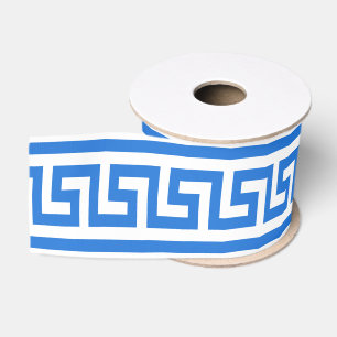 DIY Griechischer Schlüssel Mäander Hintergrundfarb Ripsband