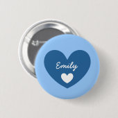DIY großes Herz EMILY oder IRGENDEIN Name V05 Button (Vorne & Hinten)