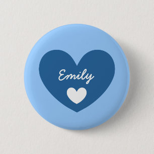DIY großes Herz EMILY oder IRGENDEIN Name V05 Button