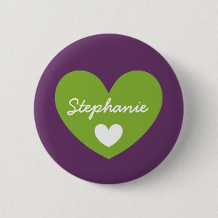DIY großes Herz STEPHANIE oder IRGENDEIN Name V15 Button