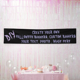 DIY Halloween Banner - Custom Party Decor