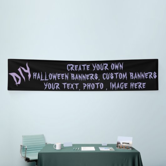 DIY Halloween Banner - Custom Party Decor (Messeveranstaltung)