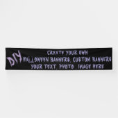 DIY Halloween Banner - Custom Party Decor (Horizontal)