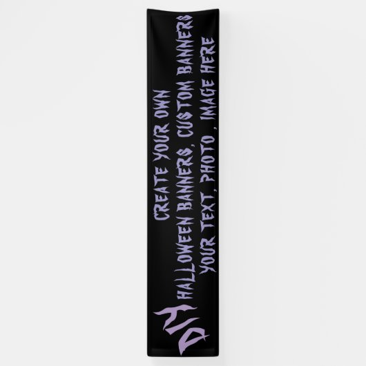 DIY Halloween Banner - Custom Party Decor (Vertikal)