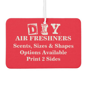 DIY Heart Shape (Scent & Shape Options) - Autolufterfrischer