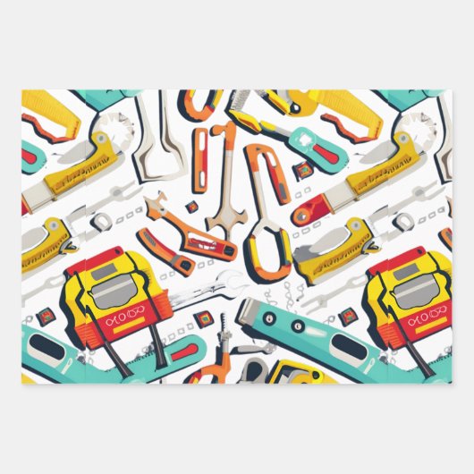 DIY Heavy Duty Packpapier Geschenkpapier Set (Vorderseite)