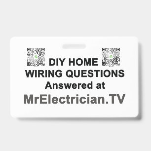 DIY-Heimverkabelungsfragen auf MrElectrician.TV Ausweis