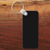 DIY: HINZUFÜGEN VON TEXT ODER BILD, rechteckiger P Schlüsselanhänger (Vorderseite)