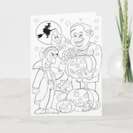 DIY hobbt Halloween-Karte Karte