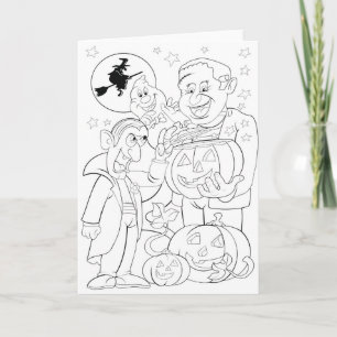 DIY hobbt Halloween-Karte Karte