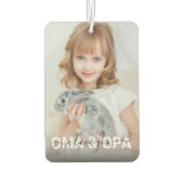 DIY I Liebe Sie Opa und Oma Foto Autolufterfrischer (Rückseite)