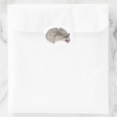 DIY Igel rechts Herz-Aufkleber (Tasche)