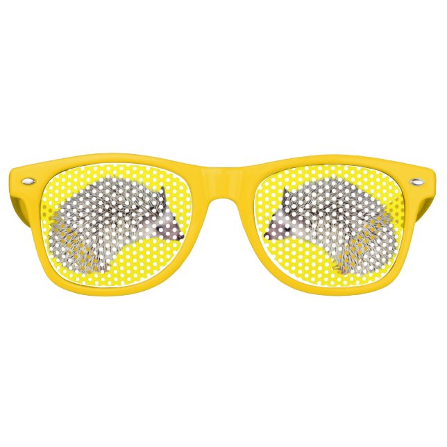 DIY-Igel-Schattierungen 2 Partybrille (Vorderseite)