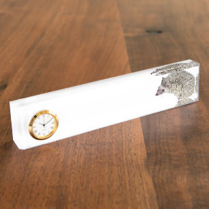 DIY Igelsnummernschild Namensplakette
