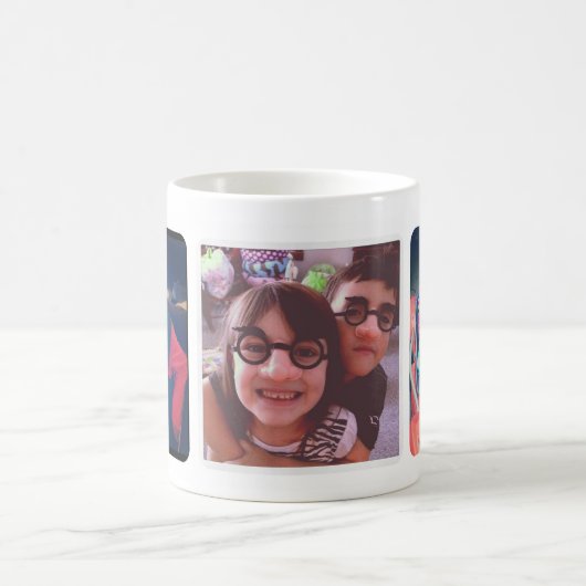 DIY Instagram 3 Foto Kaffeetasse (Mittel)