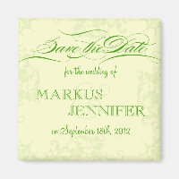 DIY Irish Wedding Save the Date Magnet