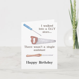 DIY Joke Birthday Card Karte