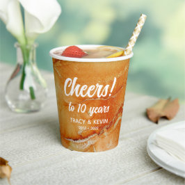 DIY-Jubiläum Pappbecher