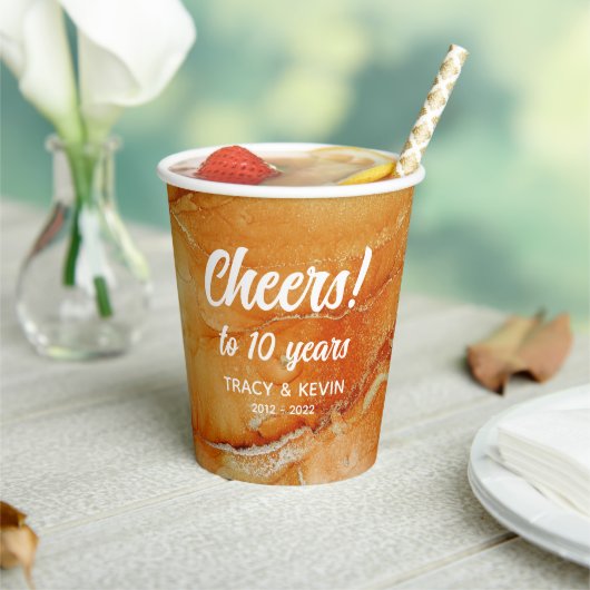 DIY-Jubiläum Pappbecher (In Situ)