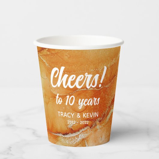 DIY-Jubiläum Pappbecher (Vorderseite)