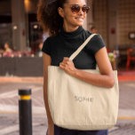 DIY Jumbo Tote Bag | Benutzerdefinierter Text, Nam Jumbo Stoffbeutel<br><div class="desc">Bist du ein Mensch? Jetzt können Sie Ihre eigene personalisierte Jumbo Tote Tasche mit unseren einfach zu bedienenden DIY-Vorlagen herstellen. Einen Namen hinzufügen. Initiale. Ein Monogramm. Ein Foto. Ein Logo oder ein anderes Bild. Mach weiter,  sei kreativ und schlicht DIY!</div>