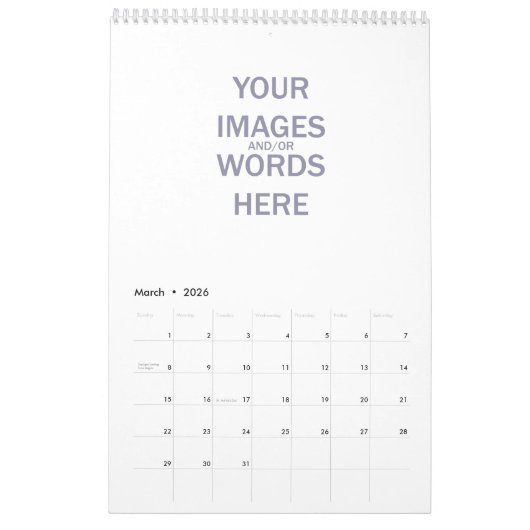 DIY - Kalender-Medium Kalender (Mär 2026)