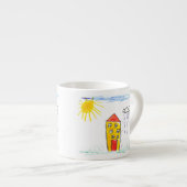 DIY KIDS ART Gift Espresso Cup Espressotasse (Vorderseite Rechts)