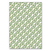 DIY Kleeblatt and Hearts Horseshoe Zelt Platzkarte Tischnummer (Rückseite)