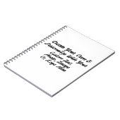 DIY, kreieren Sie Ihre eigene Personalisierte Spir Notizblock (Linke Seite)