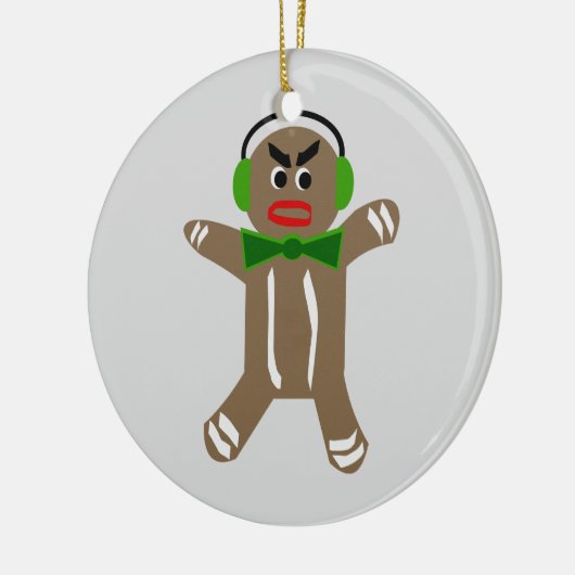 DIY kundenspezifische Weihnachtsverzierung Keramikornament (Links)