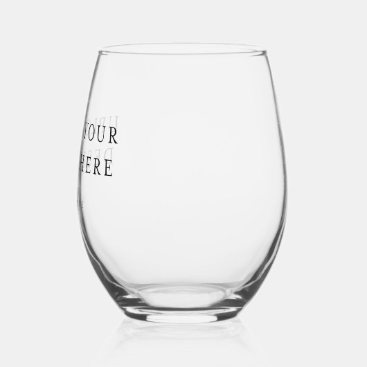 DIY lädt Ihr eigenes, bedrucktes, stemless Wine Gl Weinglas Ohne Stiel (Links)