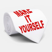 DIY lassen es sich Ihre eigene Krawatte herstellen (Gerollt)