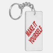 DIY machen es sich Schlüsselanhänger (Vorderseite links)