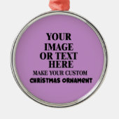 DIY macht Ihre eigenen Personalisierten Weihnachte Ornament Aus Metall (Vorne)