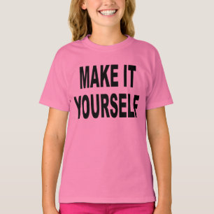 DIY Make It Yourself Girls TShirt