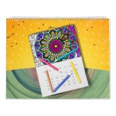 DIY Mandala Coloring Kontur - Museo Cantonale d'Ar Kalender (Titelbild)