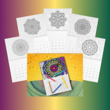 DIY-Mandala-Färbungs-Outline-Kunst -