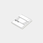 DIY Manga Panel 2– Customizable Japanese Comic  Post-it Klebezettel (angewinkelt)