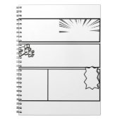  DIY Manga Panel 3– Customizable Japanese Comic  Notizblock (Vorderseite)