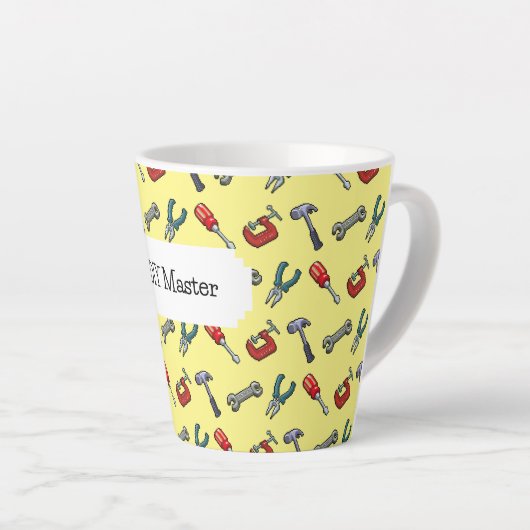 DIY Master Pixel Art Tool Muster Hammer & Pliers Milchtasse (Rechte Ecke)