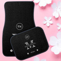 DIY Moderne Elegante Schwarz-Weiß-Monogramm-Klassi