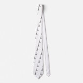 DIY Monogram Eiffelturm Krawatte (Vorderseite)