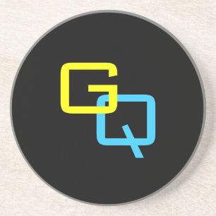 DIY Monogramm ~ Untersetzer 4.25" Sandstein