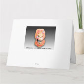 DIY Monster Paper Mask Halloween XL Card Pizza Karte (Rückseite)