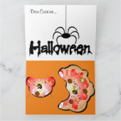 DIY Monster Paper Mask Halloween XL Card Pizza Karte (Innenseite)