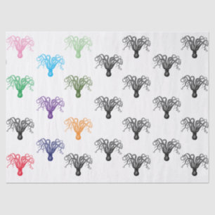 DIY MultiColor Vintag Stylized Octopus Zeichnend # Seidenpapier
