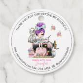 DIY Nähen Vielen Dank, dass Sie Mode Designe Bevor Geschenkanhänger (Vorderseite)