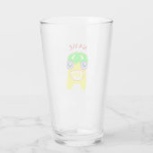 DIY NAME HAPPY MONSTER TRINKING Glass Glas (Rückseite)