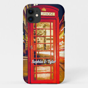 DIY-Namen auf dem britischen Red Phone Booth Case-Mate iPhone Hülle