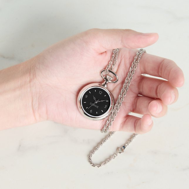 DIY Necklace Watch | Benutzerdefinierter Text, Nam Armbanduhr (Hand)